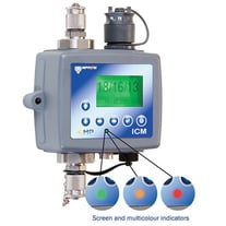 in-line hydraulic fluid particle counter